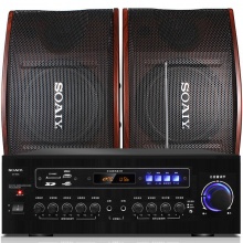  索爱（soaiy）KTV音响套装5 （M5+8005）家庭ktv音箱套装（专业