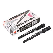 晨光(M&G)0.7mm黑色经典子弹头中性笔签字笔水笔 12支/盒GP1115