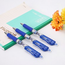 晨光(M&G)K35蓝色0.5mm经典子弹头中性笔按动签字笔水笔 12支/盒