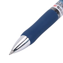 晨光(M&G)K35墨蓝色0.5mm经典子弹头中性笔按动签字笔水笔 12支/盒