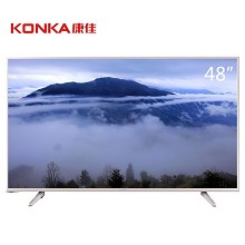 康佳（KONKA） QLED48X60U 48英寸4K超高清智能曲面液晶平板电视机