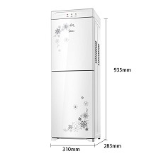 美的（Midea）MYD927S-W升级版 立式电子制冷冷热型 双封闭门饮水机