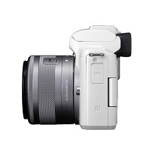 佳能微单（Canon）EOS M50（15-45镜头白色套机）（DIGIC 8处理器 2410万像素 全像素双核对焦 旋转触控LCD）