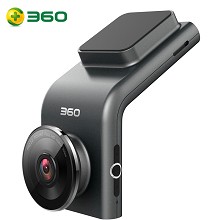 360行车记录仪 G300 迷你隐藏 高清夜视 无线测速电子狗一体 黑灰色