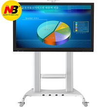 NB AVT1800-100-1P(60-100英寸)液晶移动电视推车落地教学视频会议电子白板支架挂架显示器触摸一体机支架白